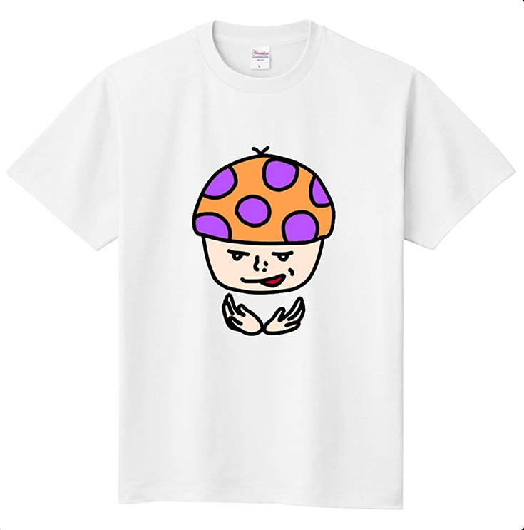 きのこTシャツ